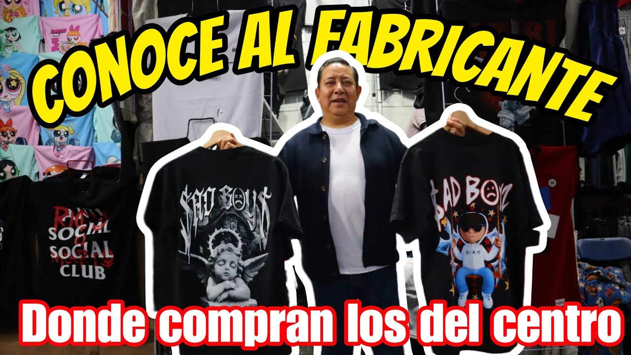 😱Antisocial, Sad Boyz | Encontré al FABRICANTE de PLAYERAS PESO COMPLETO La mejor CALIDAD CHICONCUAC