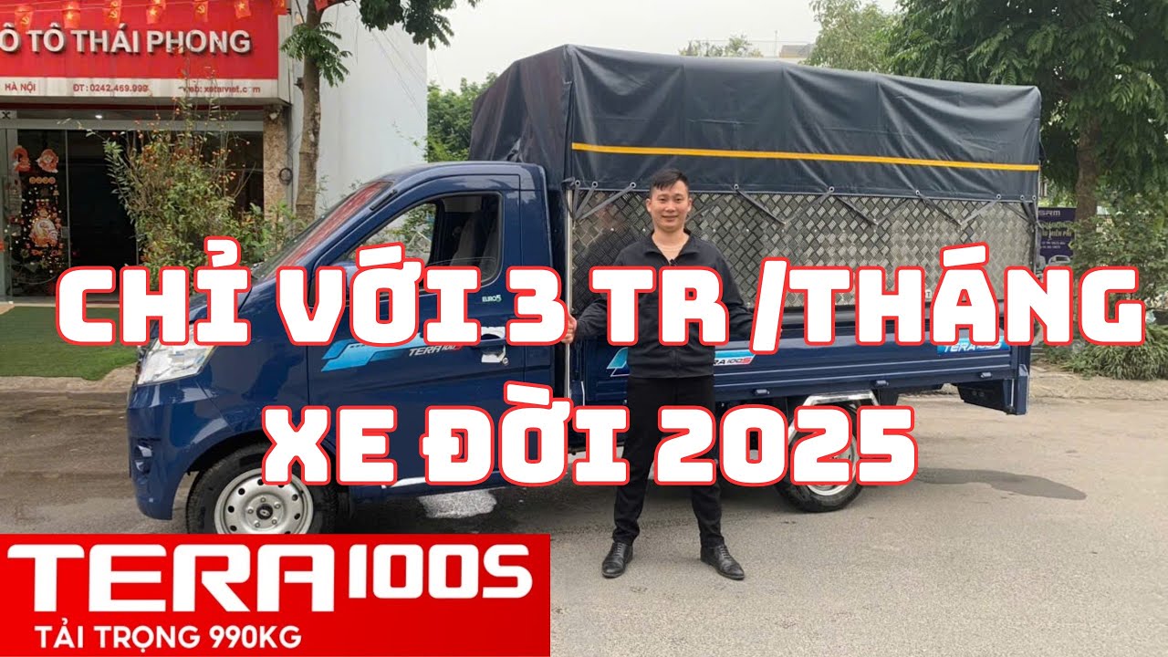 CHỈ VỚI 3 TRIỆU/ THÁNG SỞ HỮU XE TẢI TERA 100S ĐỜI 2025 - XE TẢI TERA 100S MITSUBISHI. #tera100s