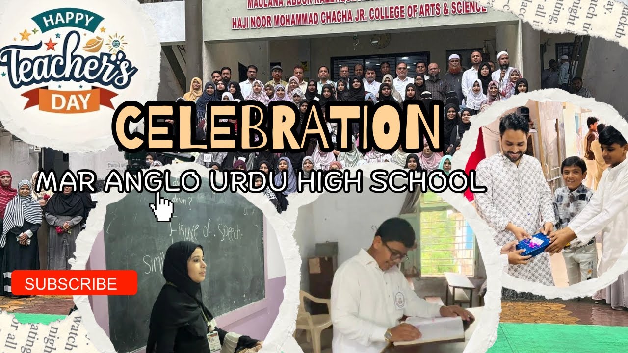 Teachers’ Day 2025 | MAR Anglo Urdu High School Jalgaon