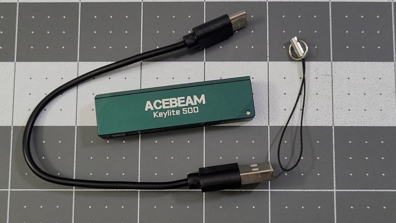 BigRed's Bargain Bin l ACEBEAM Keylite 500 Lumen Keychain Flashlight