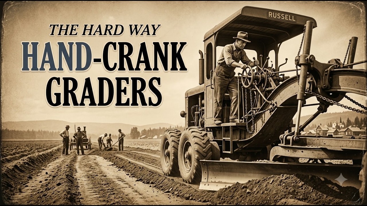 Before Hydraulics: The Brutal Reality of 1930s Motor Graders