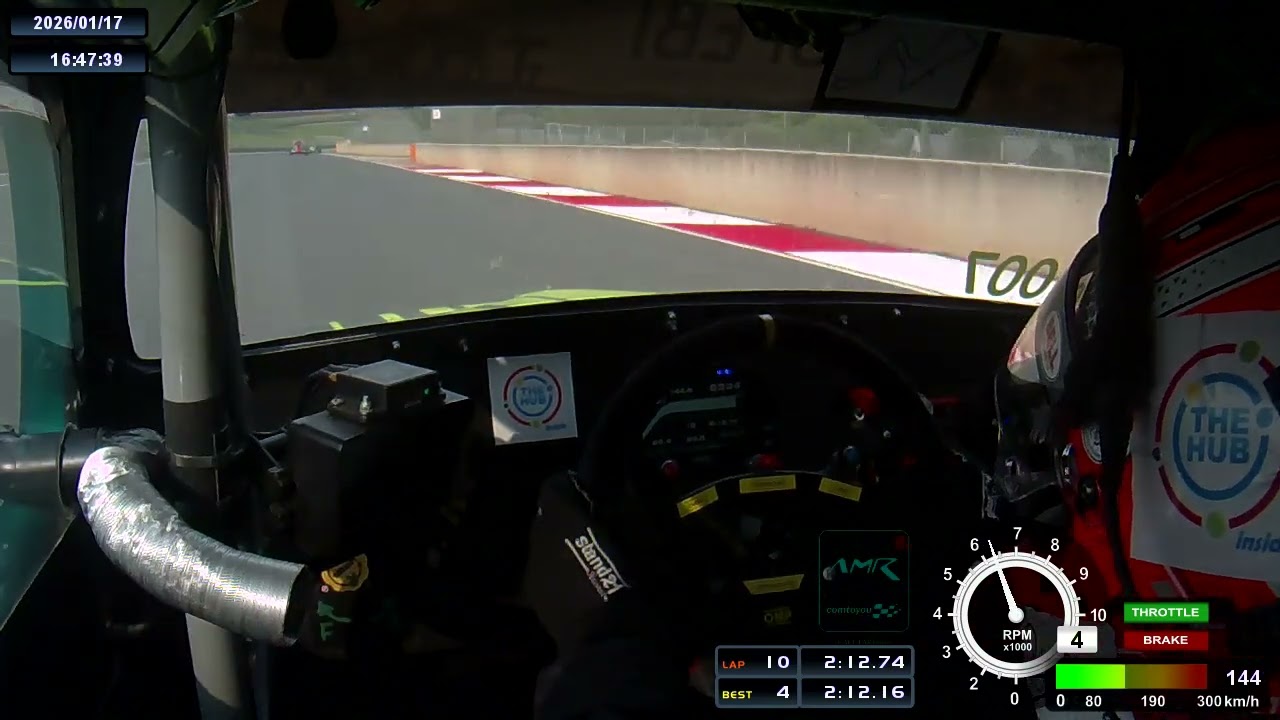 Stint 6   002  Four overtakes in one lap