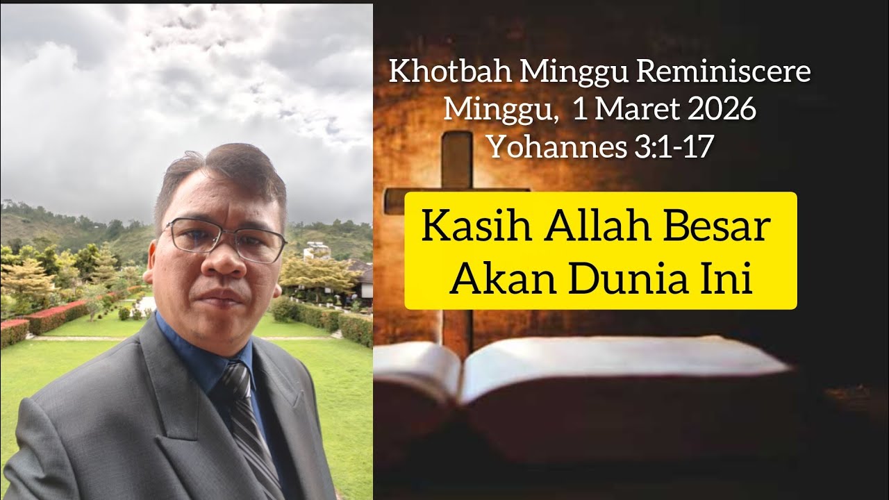 Khotbah Minggu, 1 Maret 2026