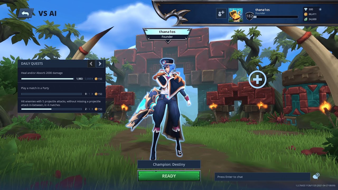 Battlerite Royale Champion Gameplay Destiny