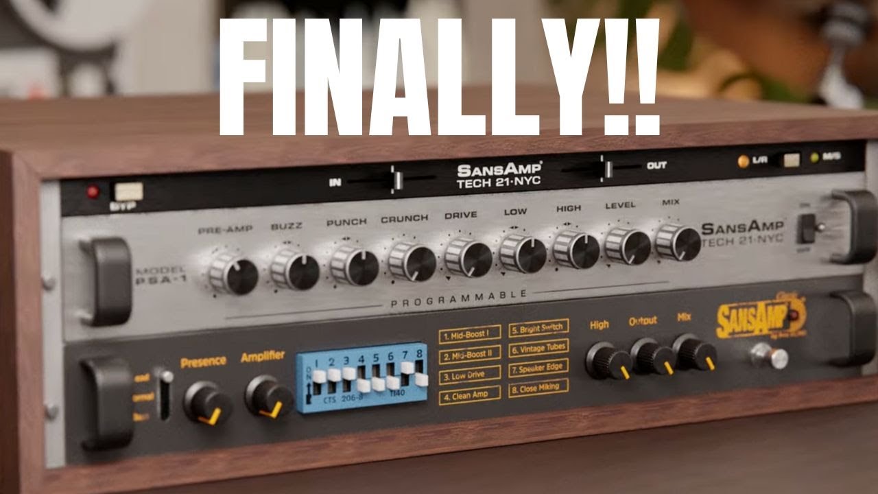 Used by Kurt. Trapped in Pro Tools. SansAmp Is Finally Unleashed.
