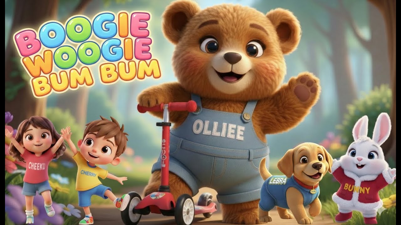 Boogie Woogie Bum Bum - Dance Song for Kids | Cutest Kids Action Song | Dance & Fun Moves I
