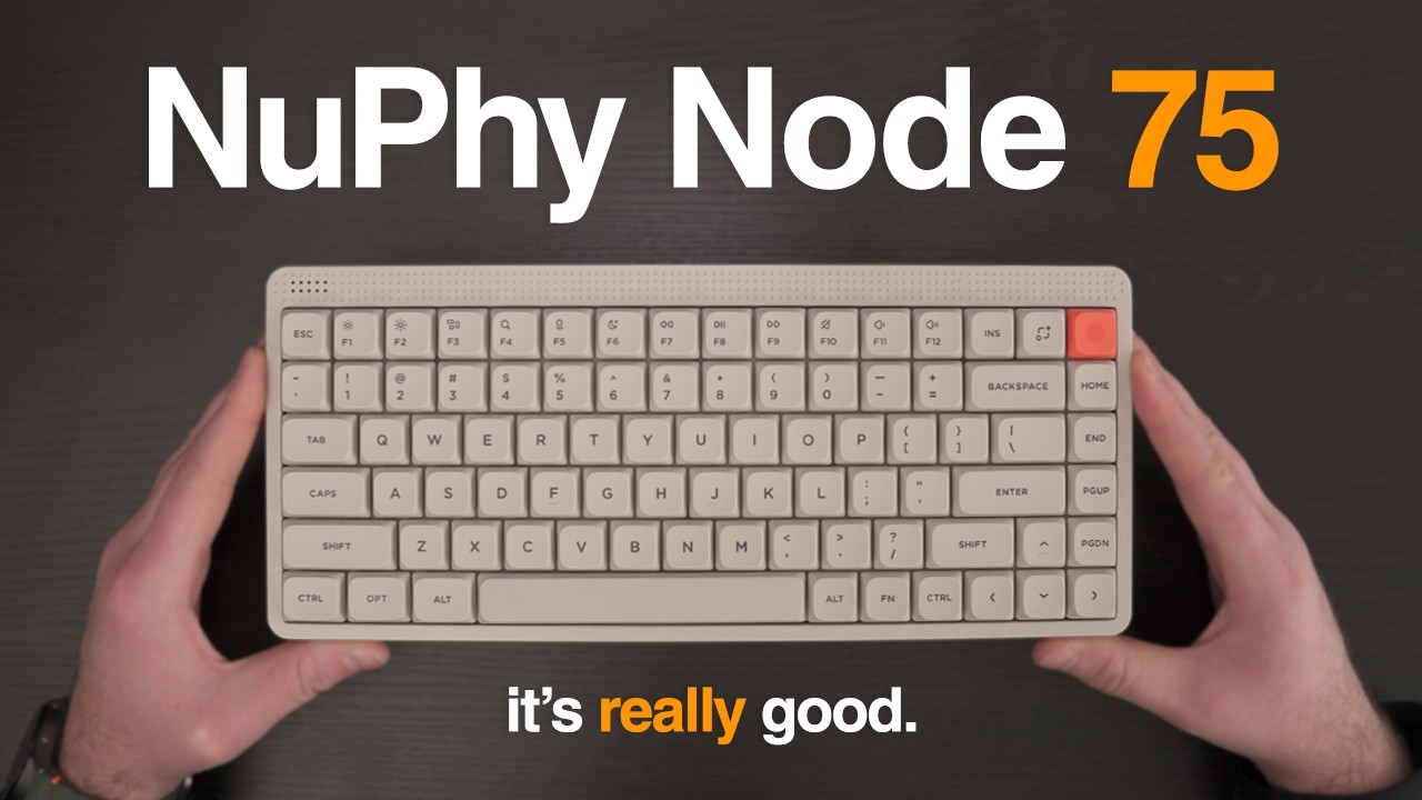 Распаковка и обзор NuPhy Node 75 | Красные нано-переключатели | Лучшая компактная клавиатура 2026...