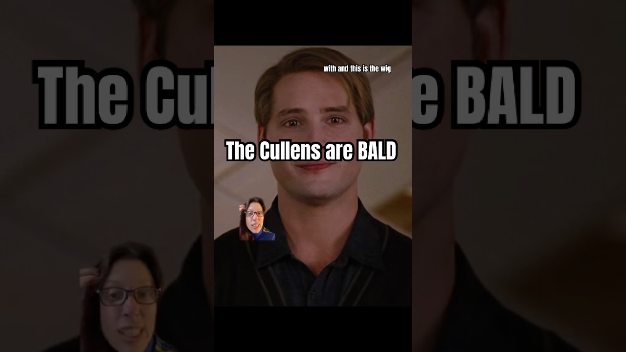 The Cullens are bald!! #shorts #twilight #twilightsaga #edwardcullen #bellaswan