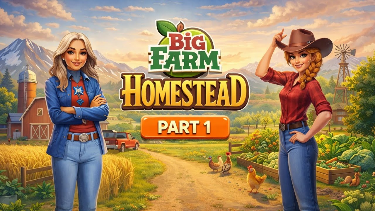 🌱 Big Farm Homestead Walkthrough Part 1 | Mobile Gameplay (Android/iOS)