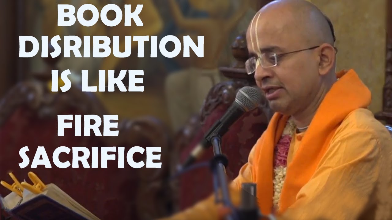 Book Distribution is like performing Fire Sacrifice | HG RadheShyam Prabhu | ISKCON Chowpatty