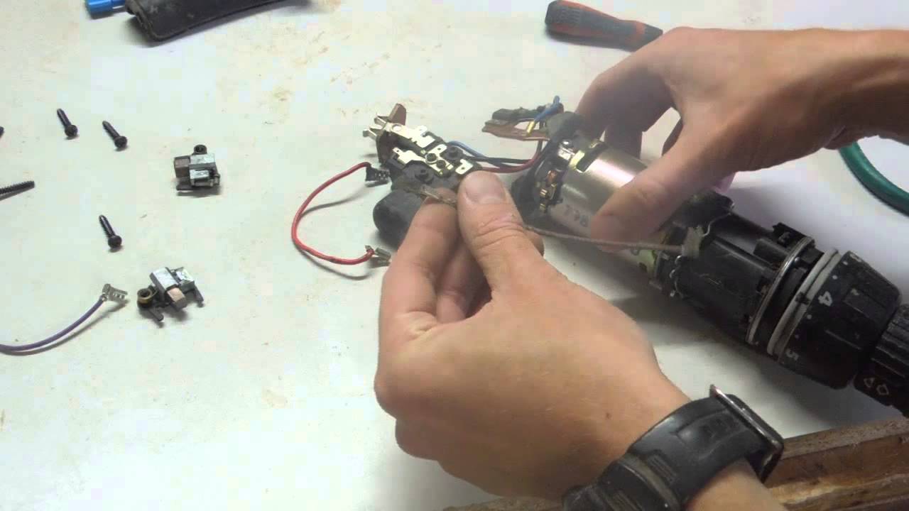 Replacing Carbon Brushes in a Cordless Drill