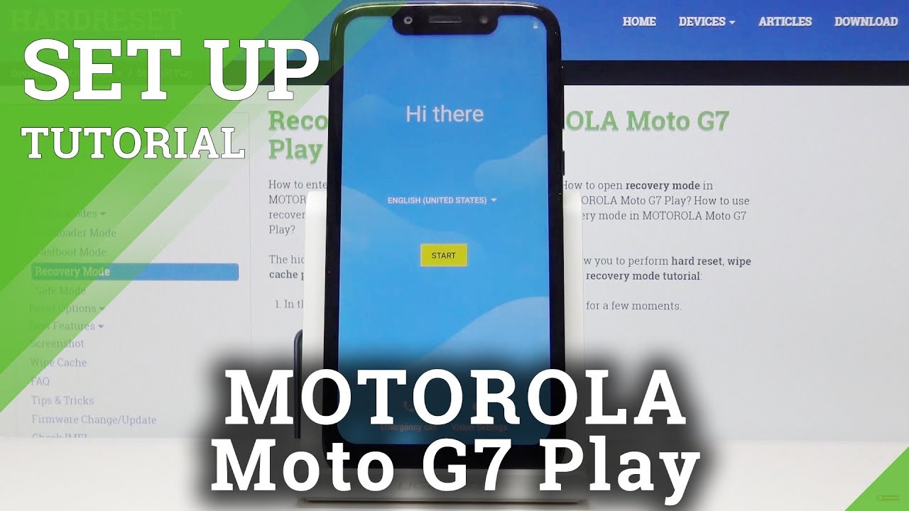 How to Set Up MOTOROLA Moto G7 Play - Activation Process