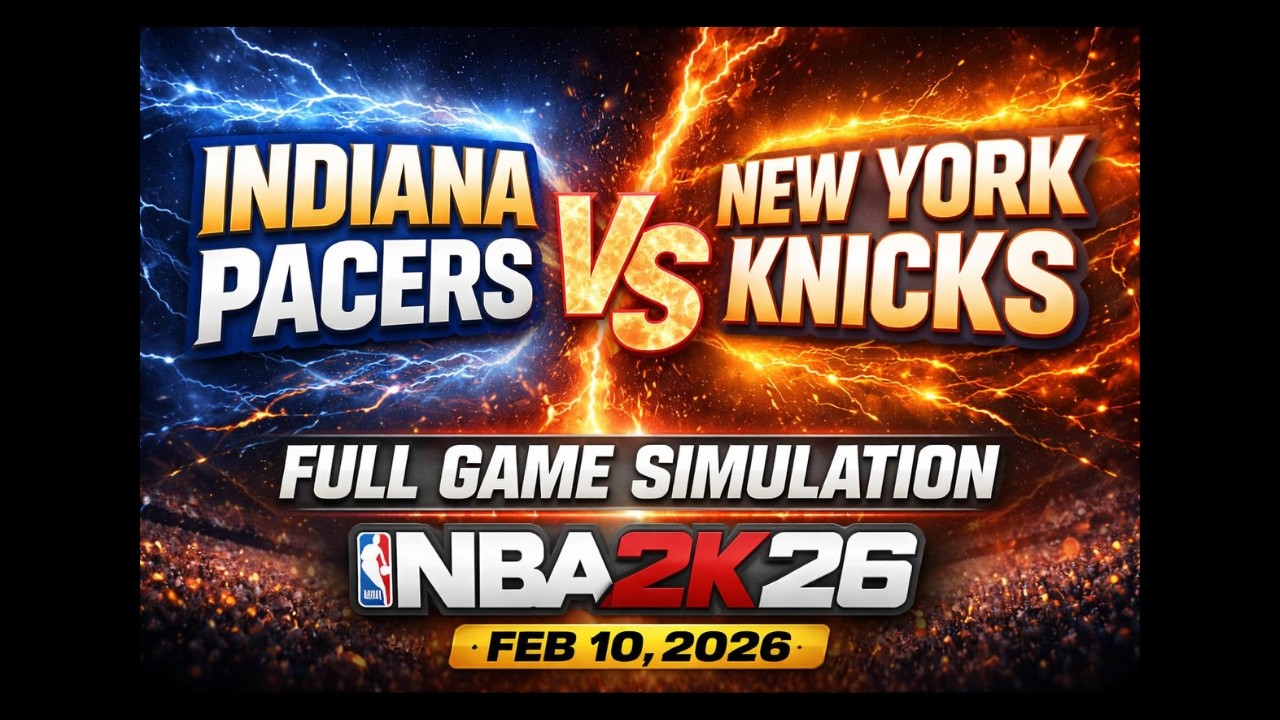 Indiana Pacers vs New York Knicks | Full Game Simulation | NBA 2K26 | Feb 10 2026