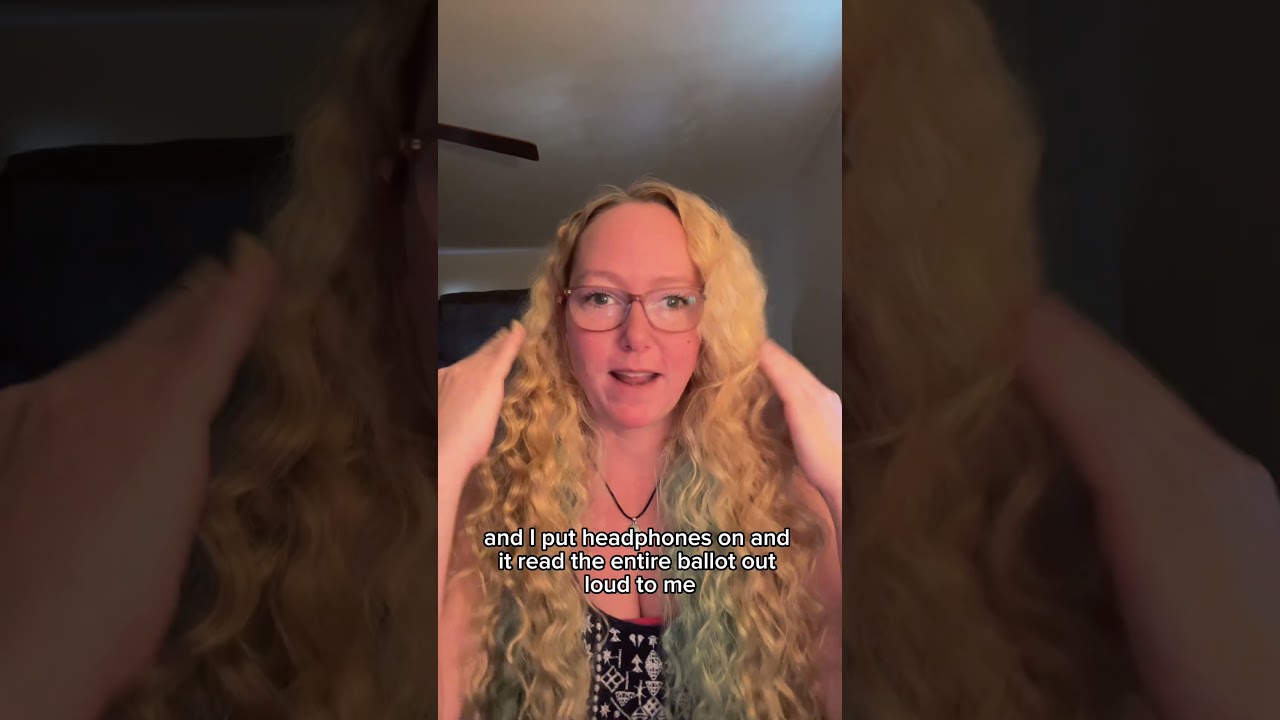 Accessible Voting Machine #accessibility #disability #vote