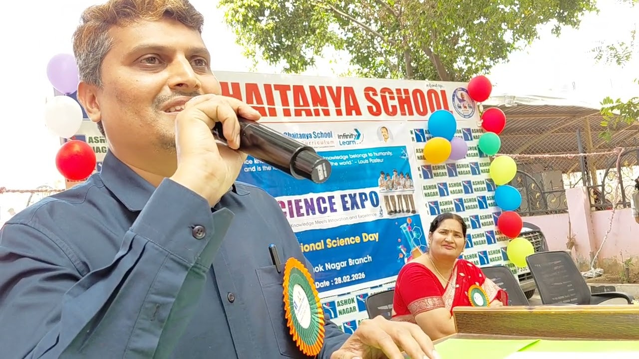 HAPPY SCIENCE DAY#SRI CHAITANYA SCHOOL #ASHOK NAGAR BRANCH #VIJAYAWADA #INSPIRE WITH HEMA# 