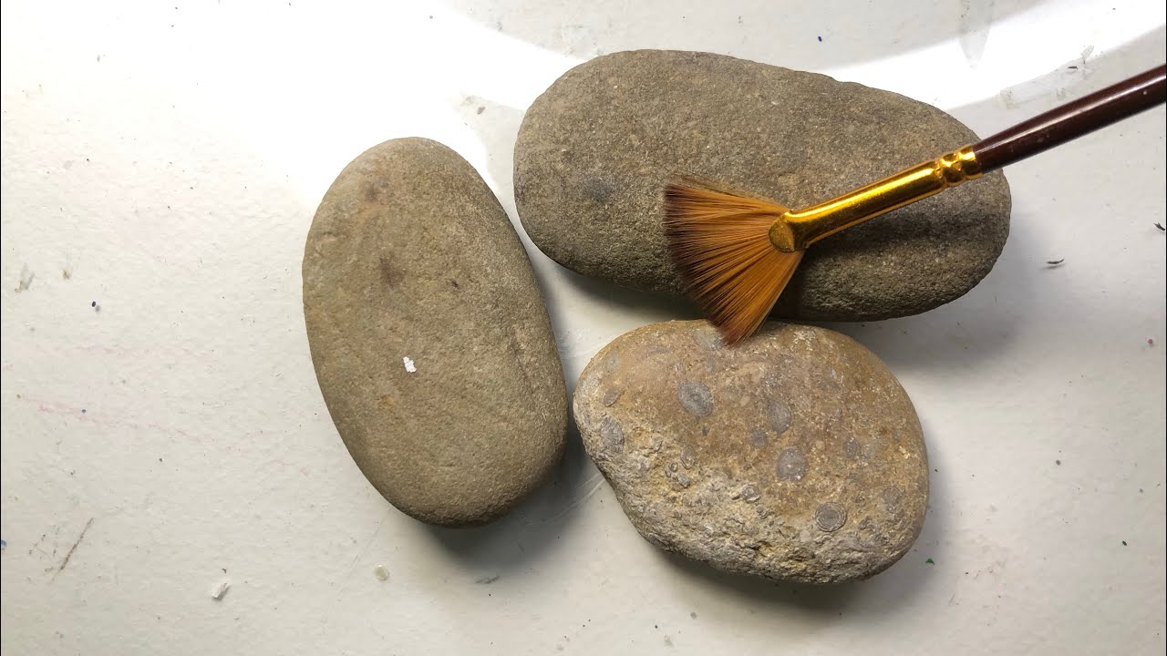 Cute aesthetic rock painting / turtle couple painting on stone / pebble acrylic painting