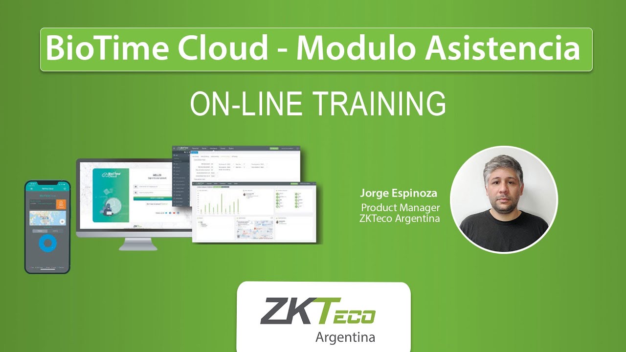 Training: Biotime Cloud  Modulo asistencia