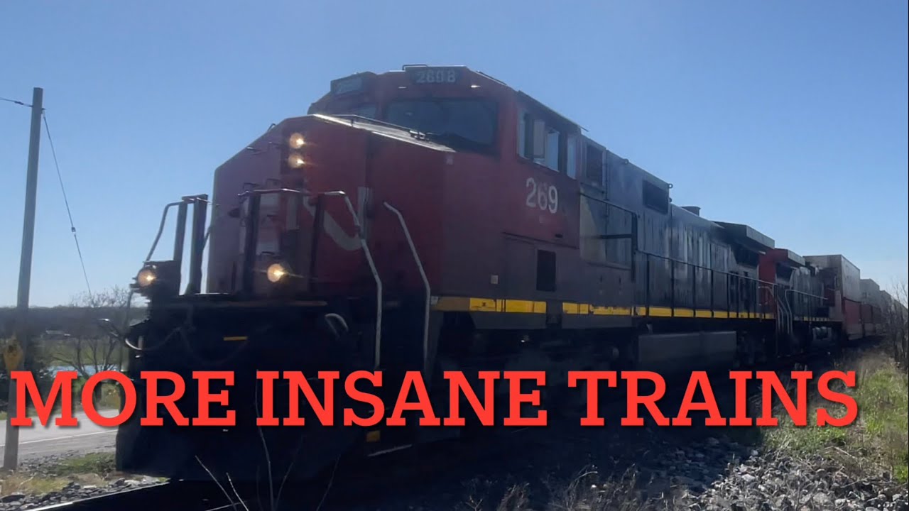 Insane Railfanning at Pine Orchard, Mount Albert, Zephyr, Port Bolster, Beaverton, and Brechin