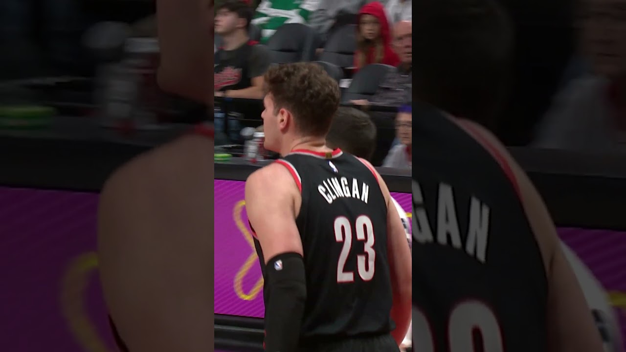 Cling Kong 🦍 #donovanclingan #trailblazers #nbashorts