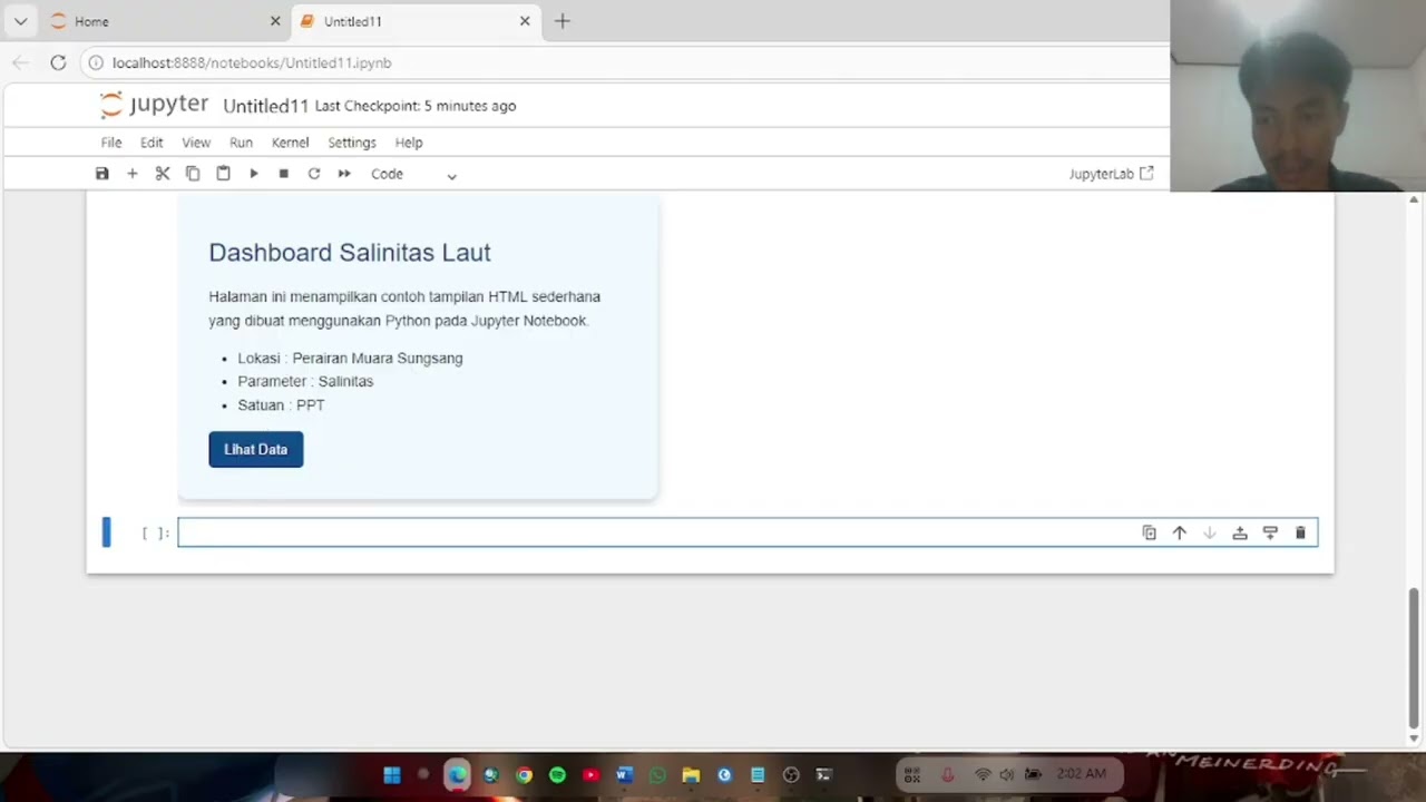 Basic Dasar Jupyter Notebook dan Pemanggilan Data Jupyter