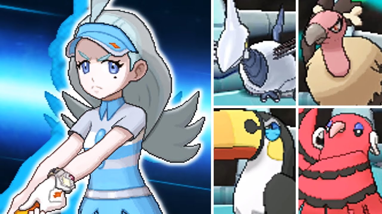 Pokémon Sun and Moon - Elite Four Kahili Battle (HQ)