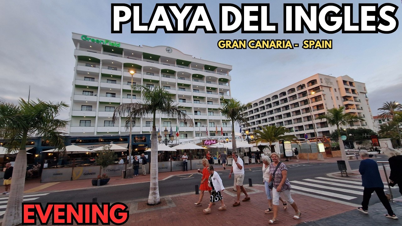 🍸Evening in Playa del Ingles in February |2026 |Gran Canaria
