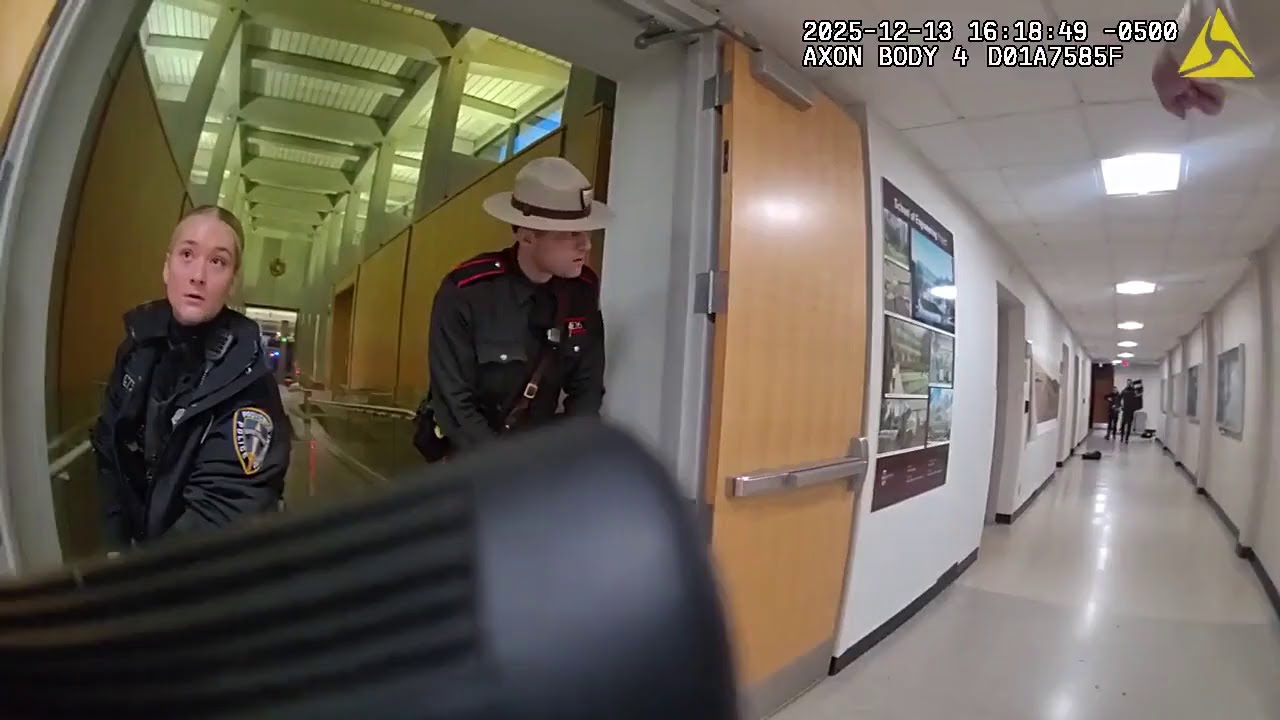 Dramatic footage from response to Brown mass shooting released