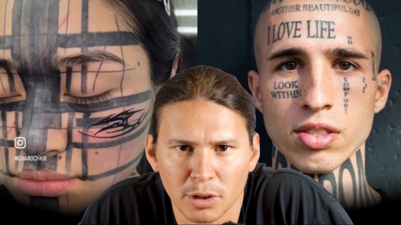 Gen Z Nihilistic Face Tattoos
