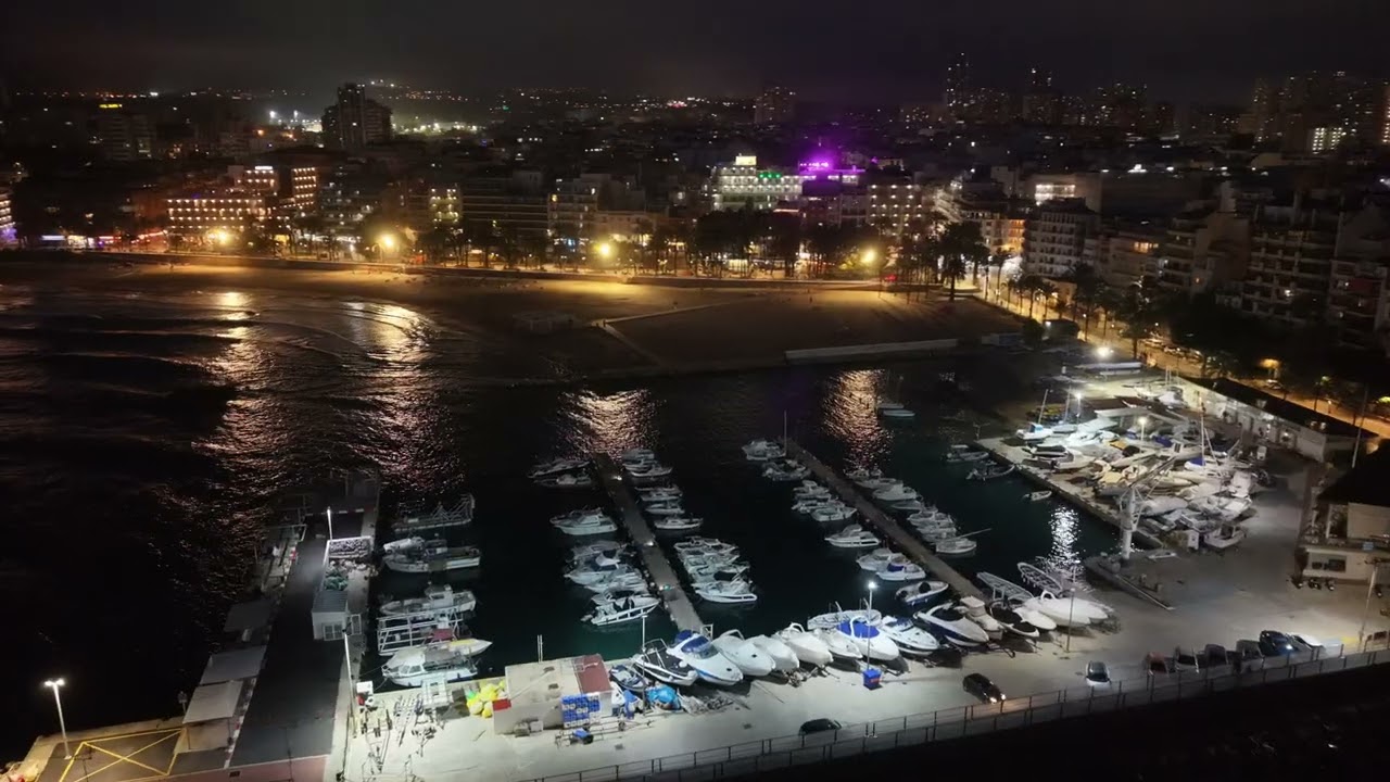Beautiful Benidorm after sunset. Feb 19th 2026