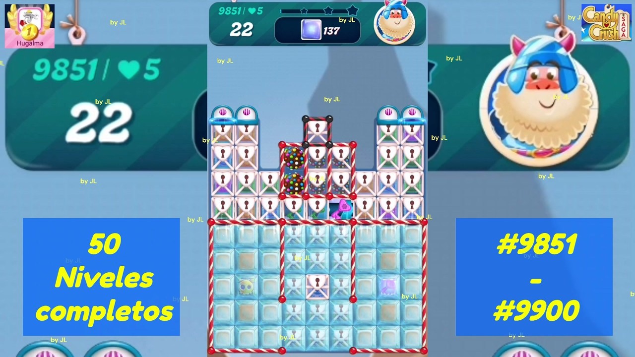 Niveles 9851 ➡️ 9900 - Candy Crush Saga 2026
