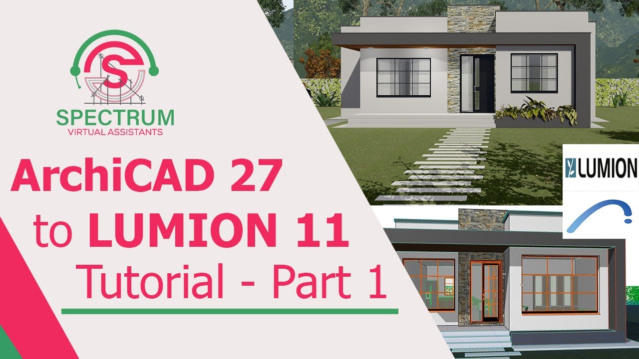 ArchiCAD 27 to Lumion 11 Tutorial: Rendering and Animation Tutorial For Beginners - Part 1