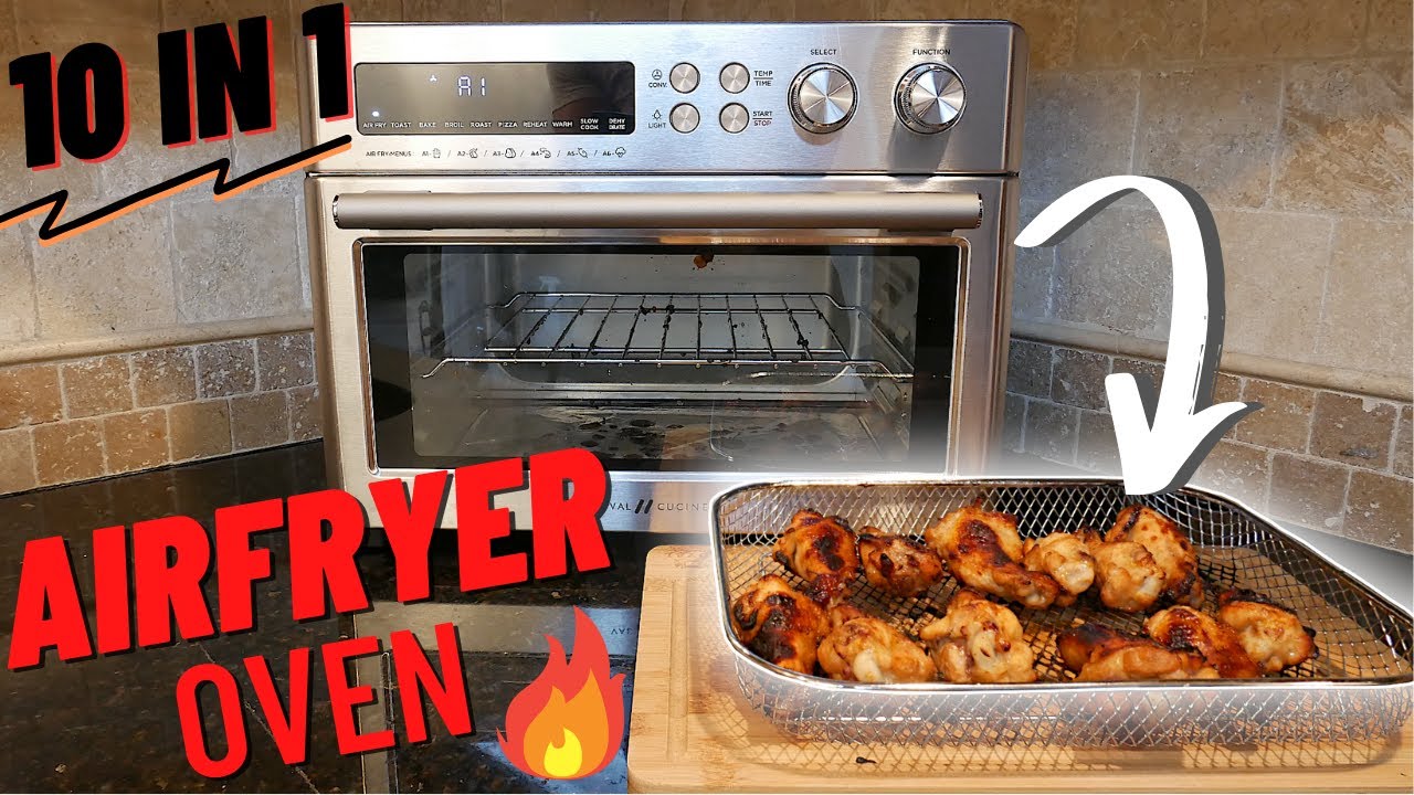 VAL CUCINE 10-in-1 Air Fryer Convection Oven | ONE BOX FOR IT ALL