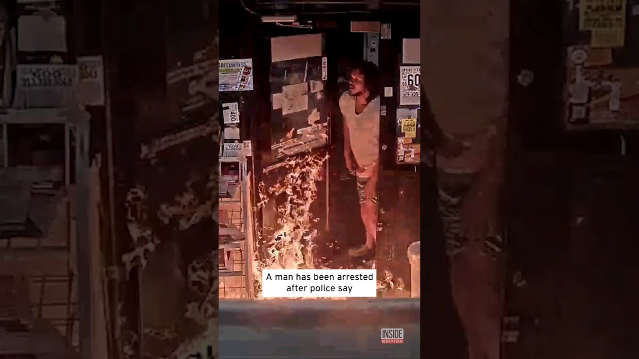Suspect Set Gas Station Fire With Blowtorch: Cops #shorts