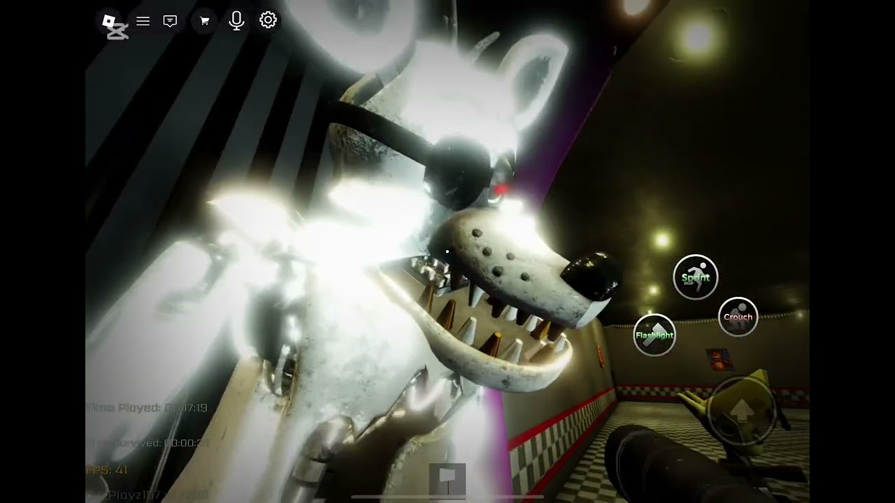 Playing Foxy from FNAF doom!