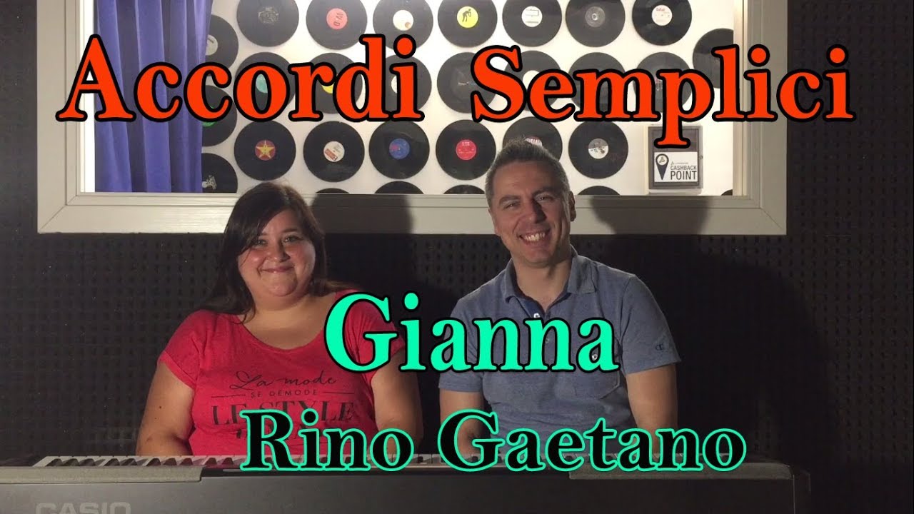 #13 GIANNA (Rino Gaetano) - Tutorial Pianoforte - Accordi facili