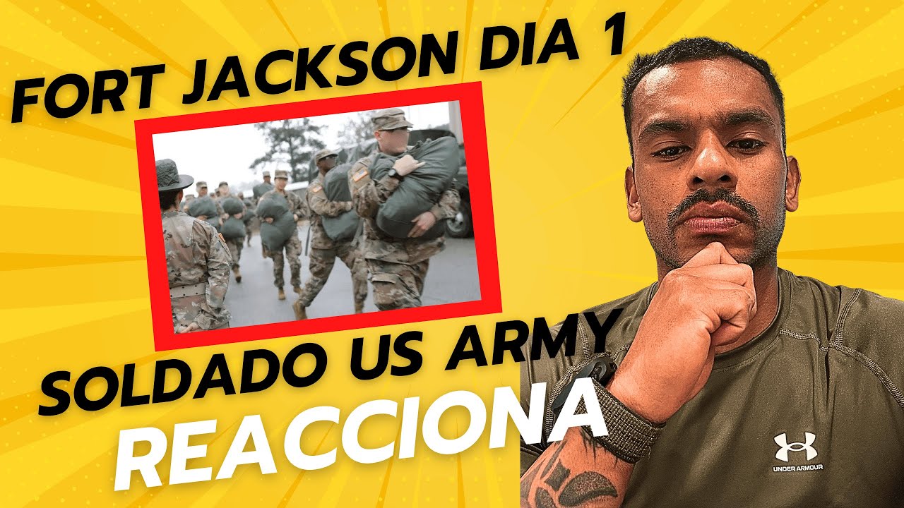 Soldado del US Army REACCIONA a Día 1 en Fort Jackson 😱 (Bootcamp real)