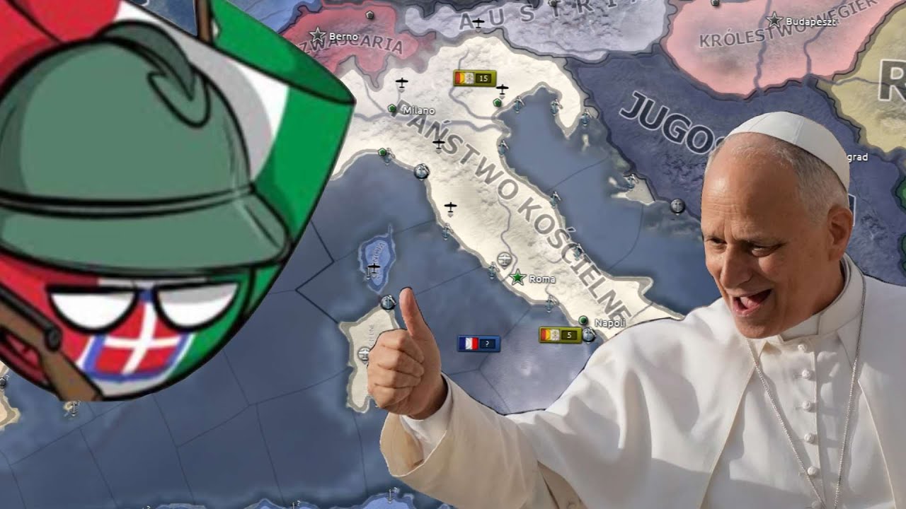 Kościół Przejął Władzę nad Włochami w Heart's of Iron IV