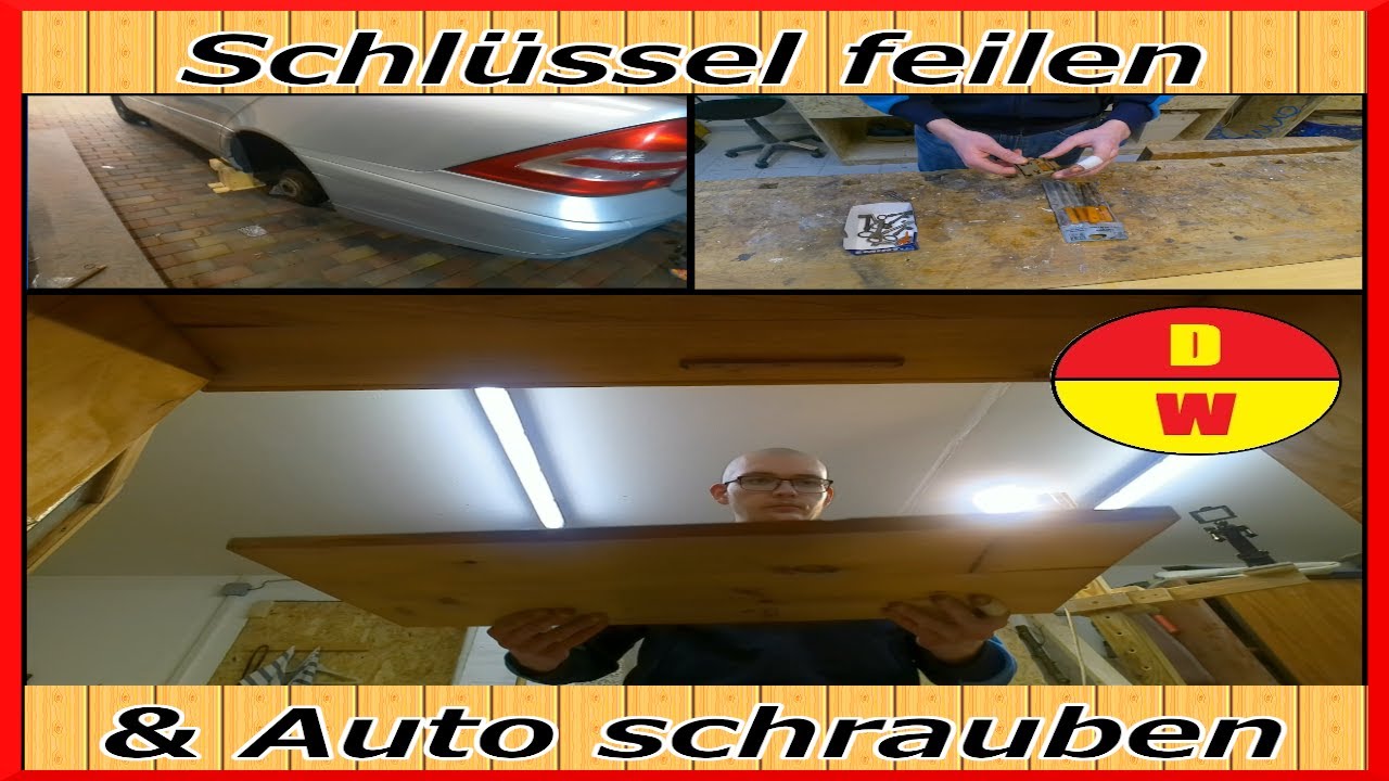 Der Werkler feilt Schl&uuml;ssel und macht sein Schr&auml;nkchen fertig