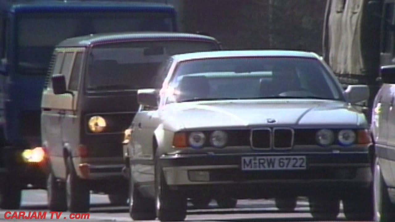 Официальный промо-ролик BMW 7 серии E32 1986 года. Рекламный ролик BMW 7 серии 1987 года. CARJAM ...