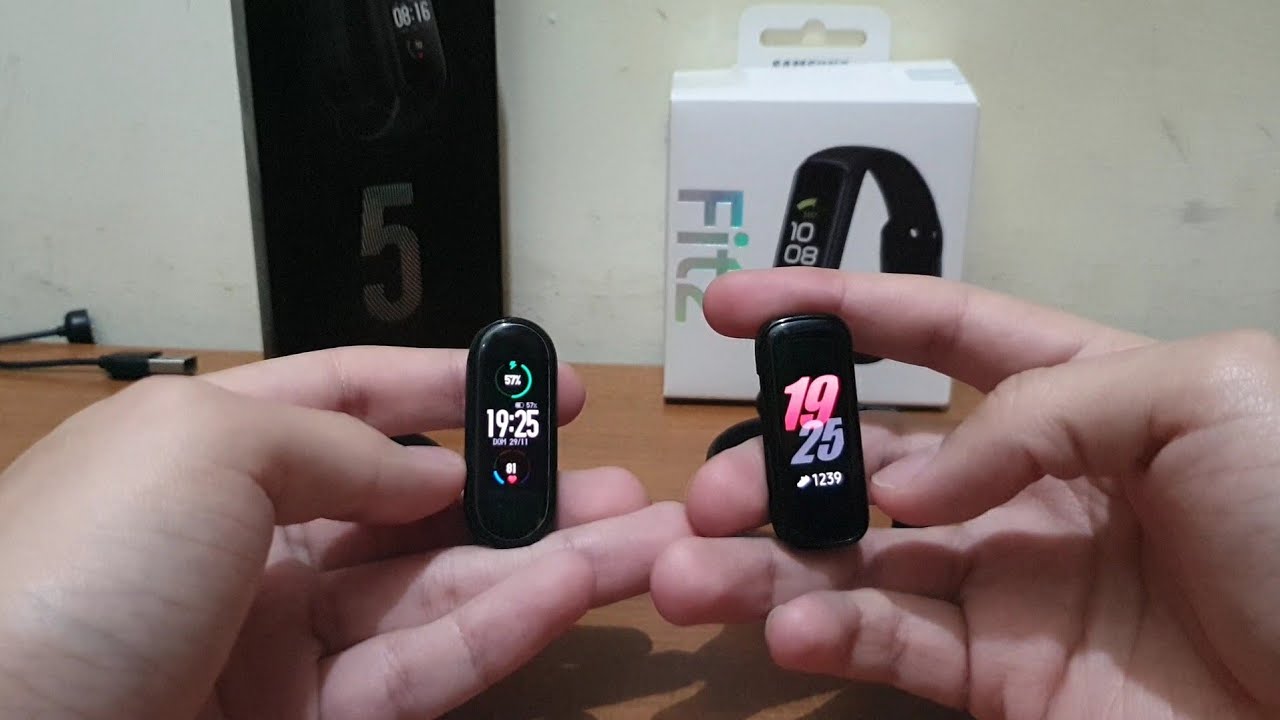 MI BAND 5 VS GALAXY FIT 2 ESPAÑOL