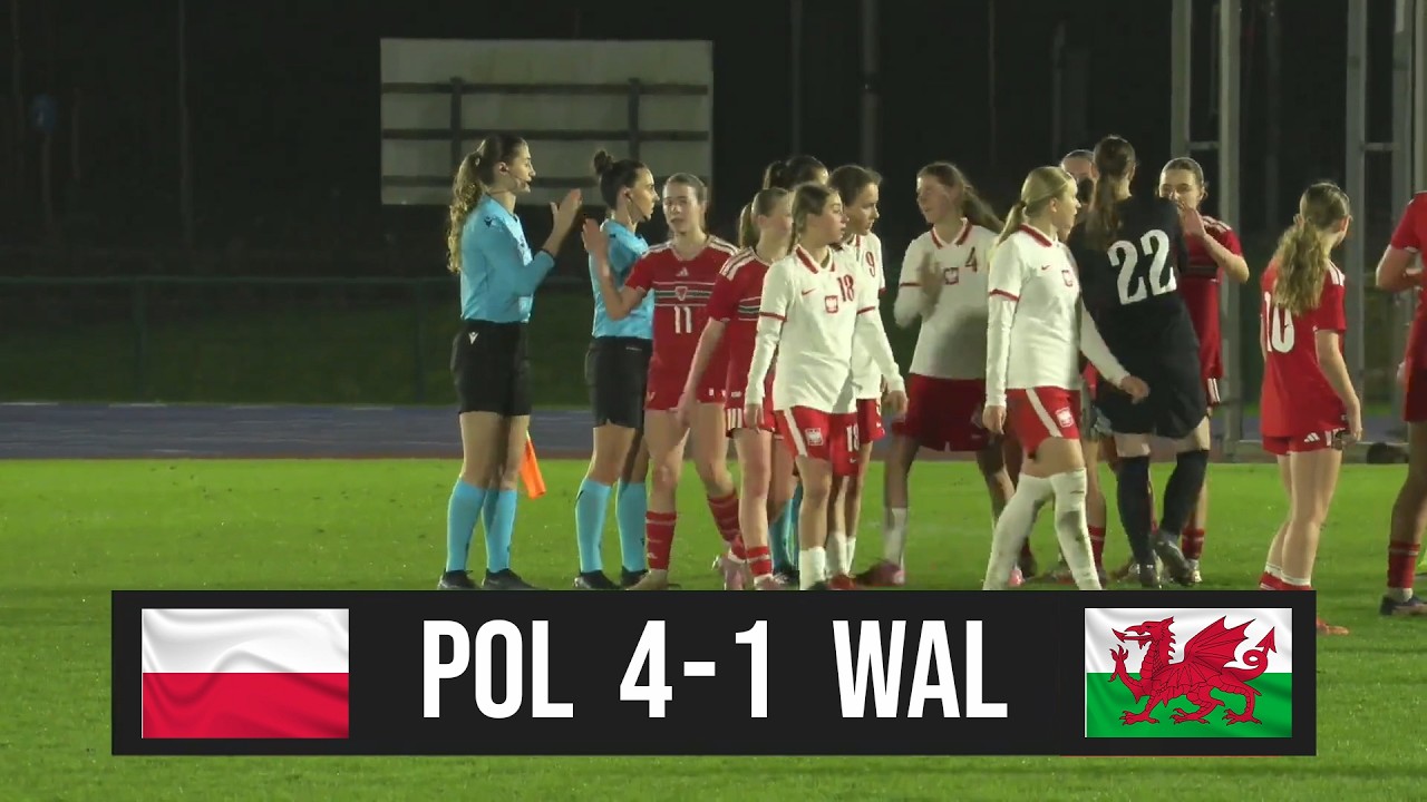 Poland vs Wales | Poland Dominate – Wales Get a Late Consolation Goal | U17 EURO Qualifiers