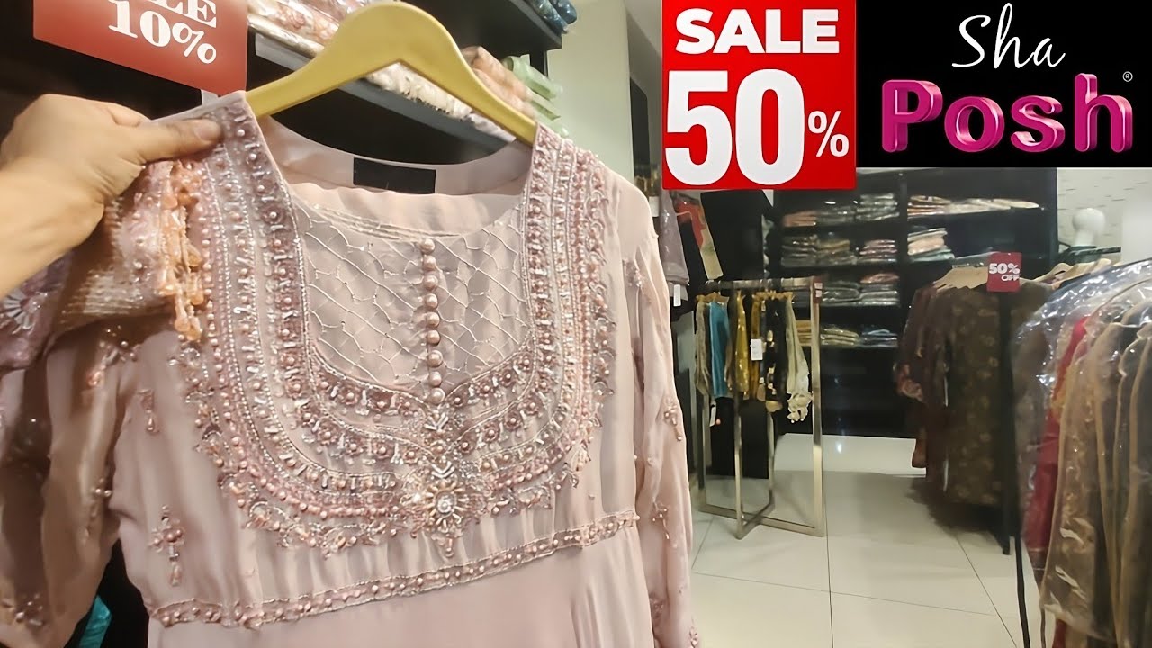 Sha posh Upto 50% Off Sale New Collection 2025 | Sha posh Fancy Dresses Sale 2025| Sha posh Sale