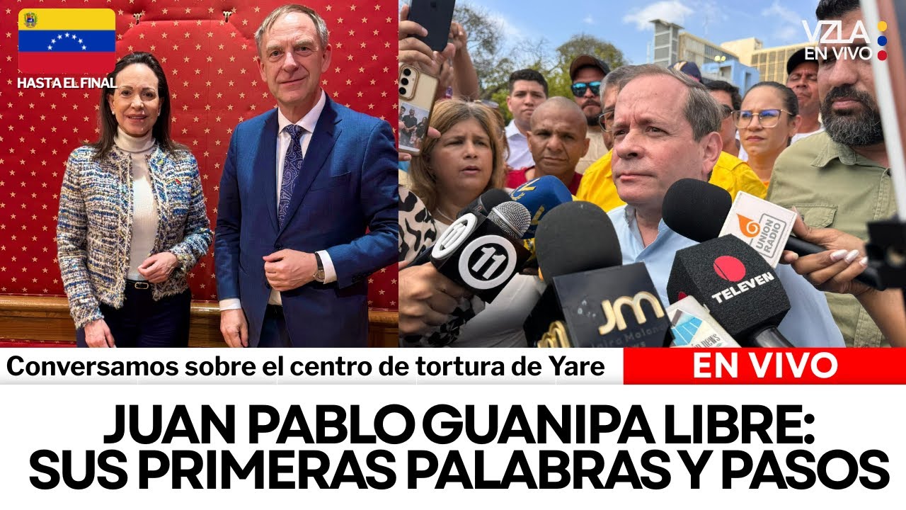 VIVO | Juan Pablo Guanipa vuelve a las calles: detalles - María Corina Machado hoy 20FEB #Venezuela