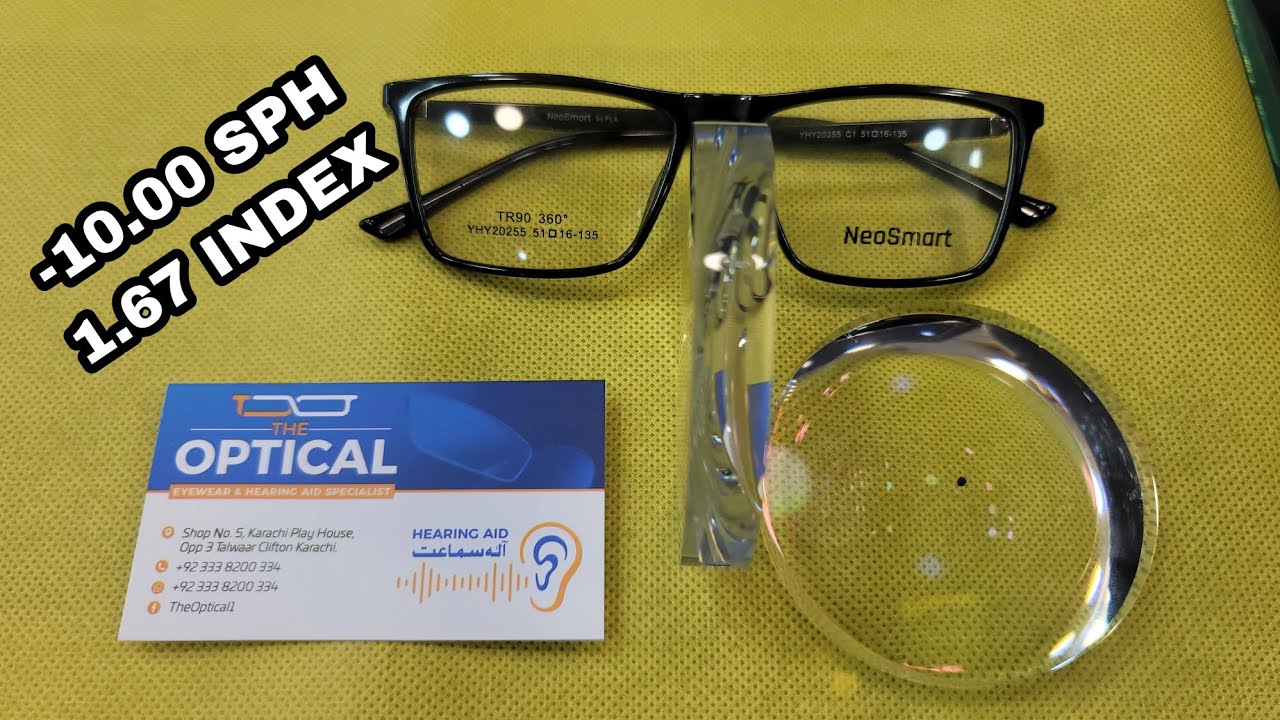 1.67 Hi Index | Complete Fitting Process #optician #hi_index #1.67 #glasses @TheopticalPakistan