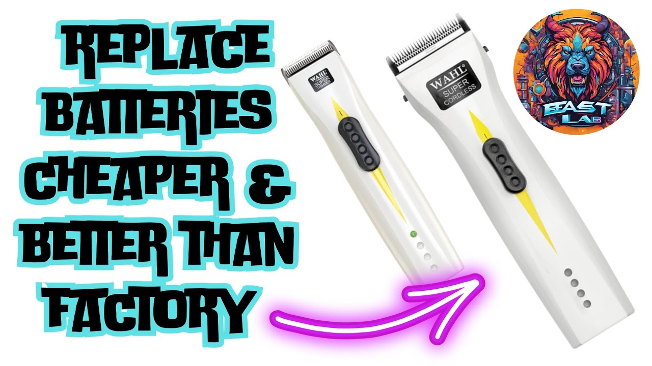 How to Replace NiMH Batteries in the Wahl Super Cordless Clipper Set | Beast Lab