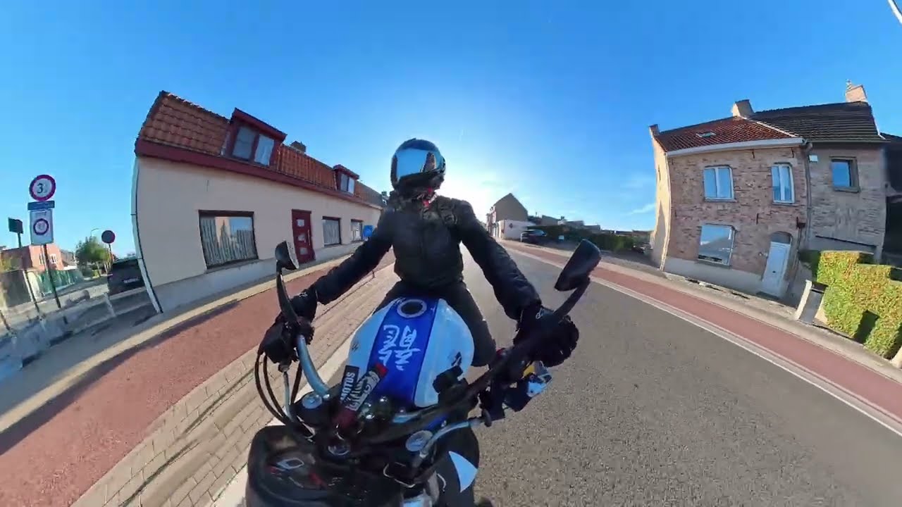 [4K] Autumn vibes, scenic ride along to Bruges.