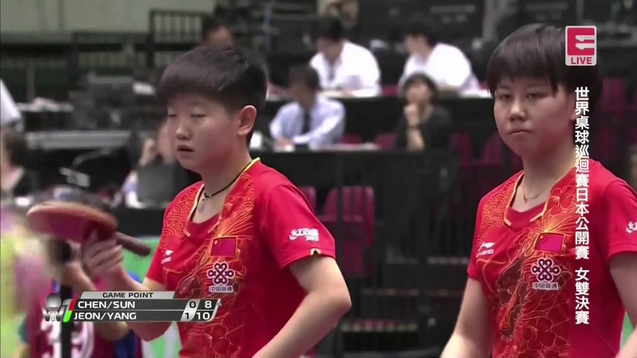 2017  日本公開賽 女雙決賽  陳幸同/孫穎莎 VS 田志希/梁夏銀