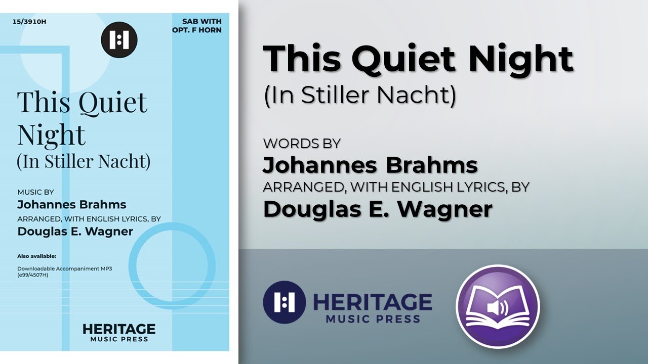 This Quiet Night (In Stiller Nacht) (SAB) | Douglas E. Wagner