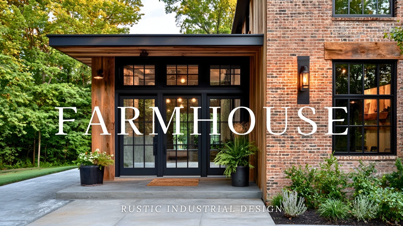 Rustic Industrial Design: Merging Farmhouse Warmth with Modern Minimalism
