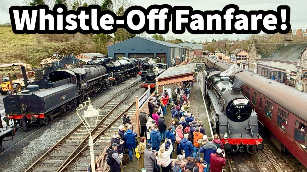 WHISTLE OFF Fanfare! Railway 200 CELEBRATIONS Commence at SVR Bridgnorth!